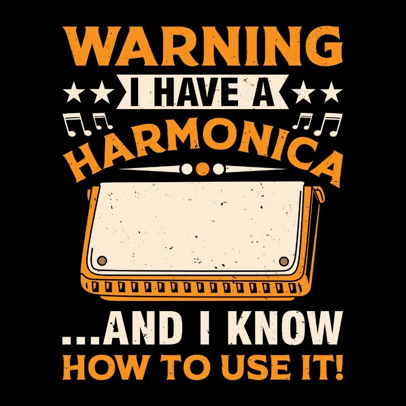 Harmonica Player Funny Harmonica Player