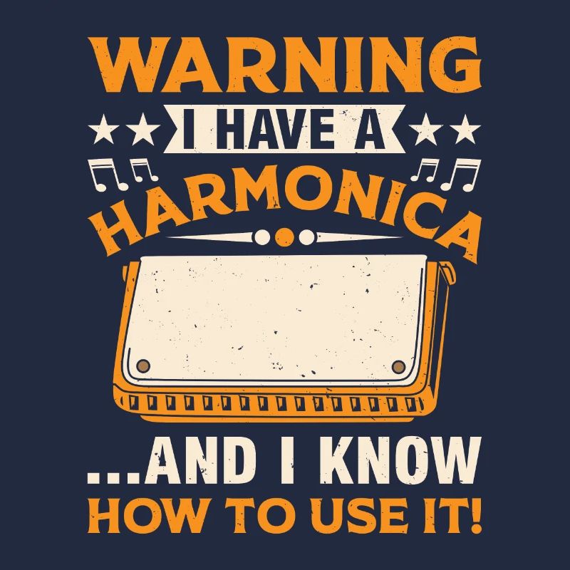 Harmonica Player Funny Harmonica Player