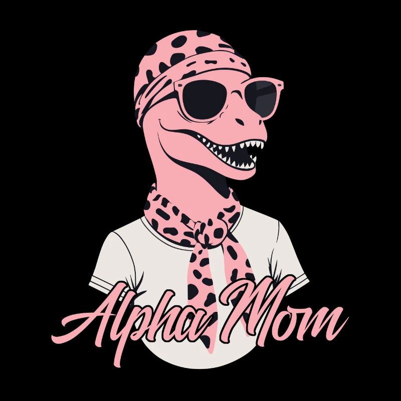 Alpha Mom Lustige Dinosaurier Mutter Coole Dinos