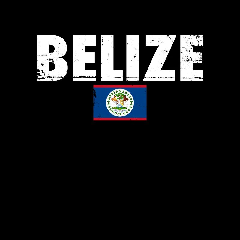 Belize Vintage Belizische Flagge Belizer
