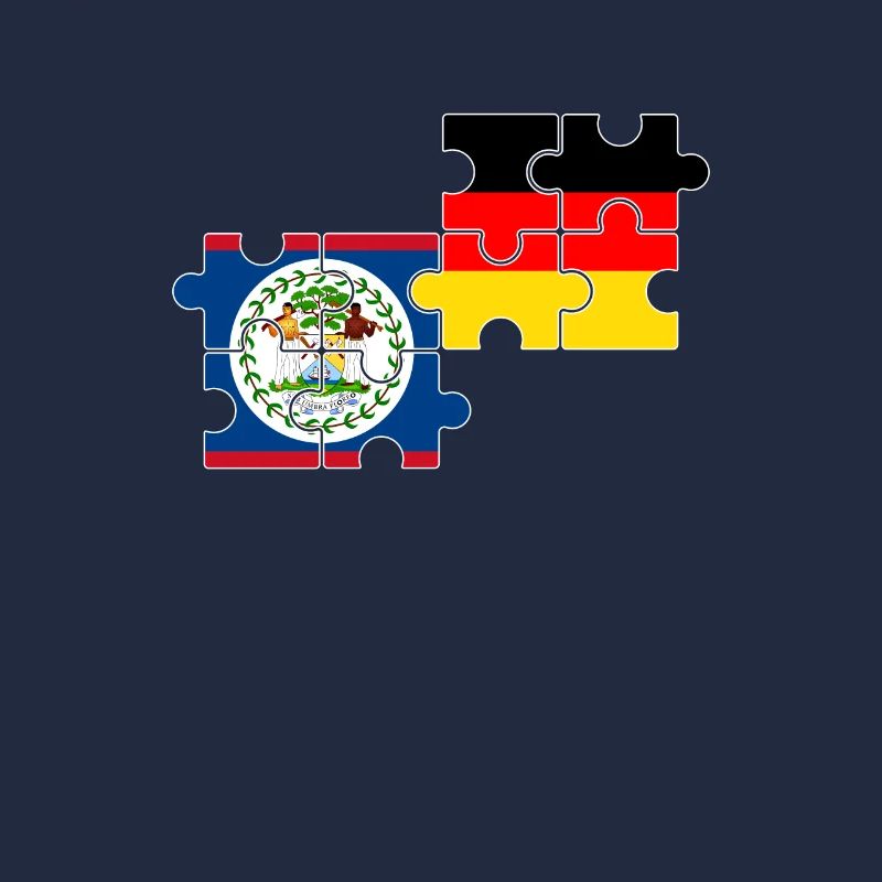 Belize Deutschland Flagge Belizer