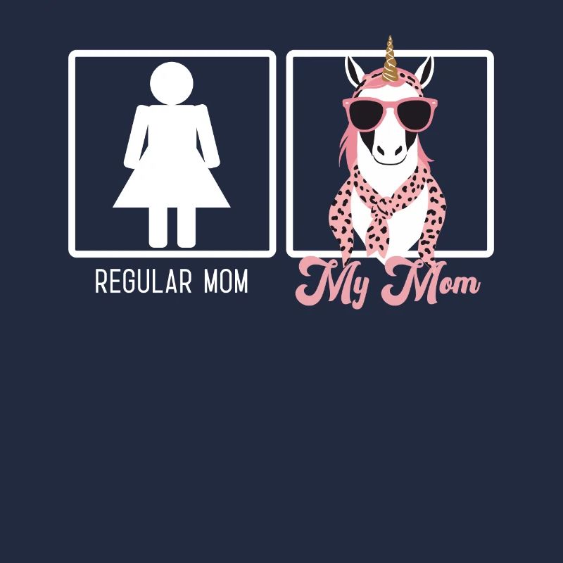 Funny Mom Comparison Unicorn Mom Style