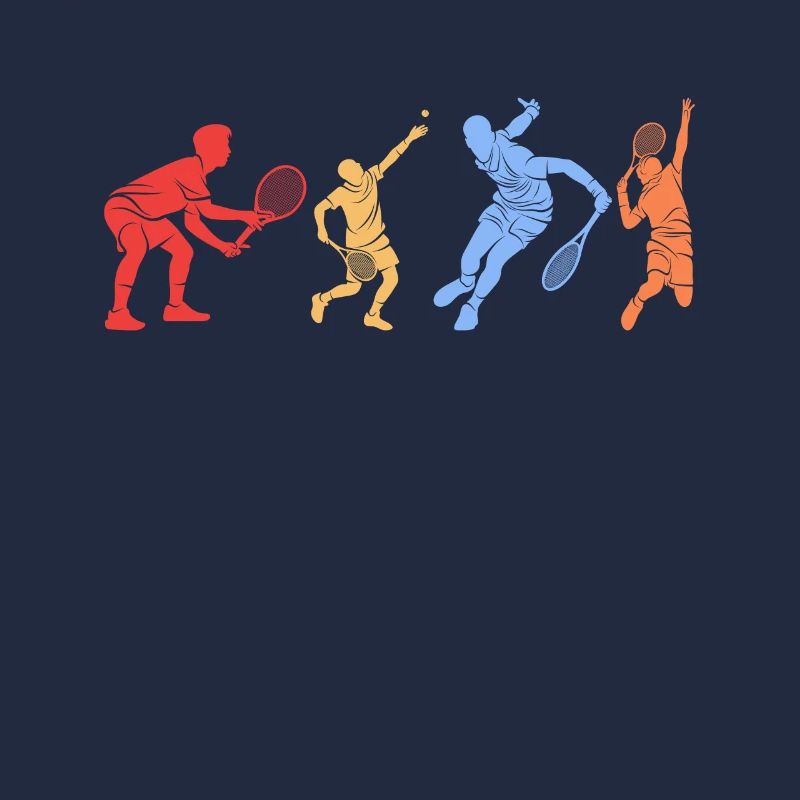Squash player silhouettes Squash