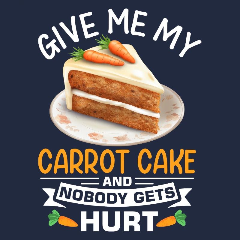 Witziger Karottenkuchen Spruch