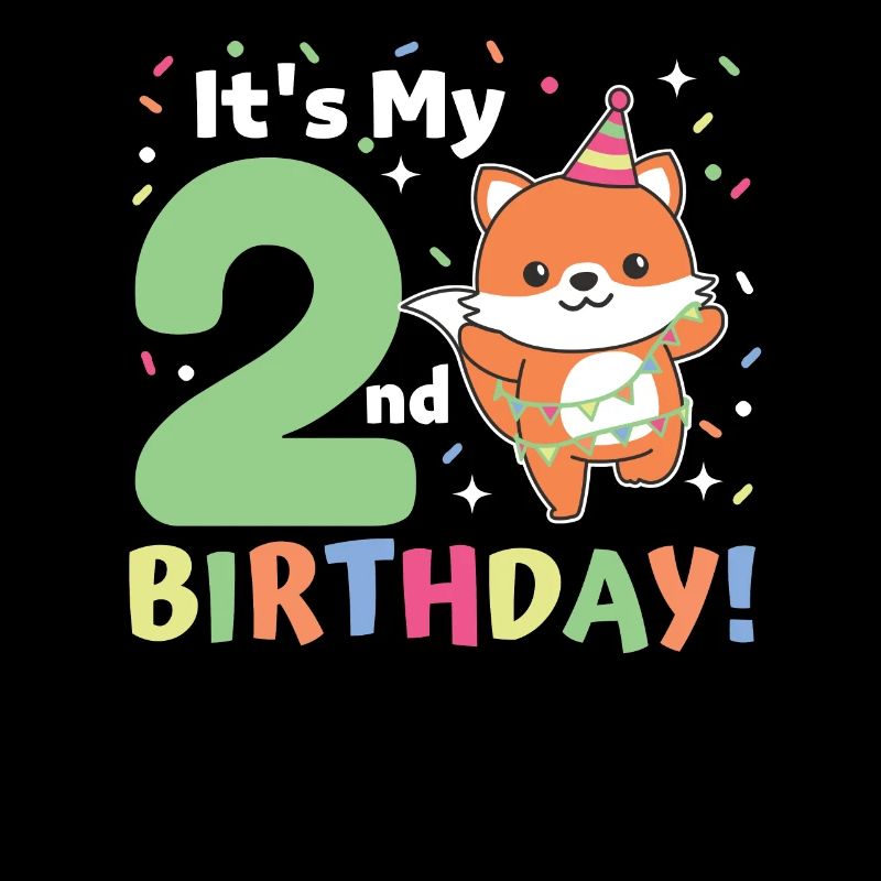 Fox for 2nd birthday children two years old
