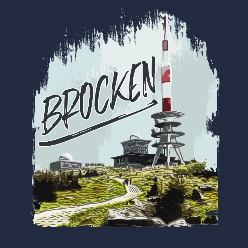 Brocken transmitter and second-hand shop