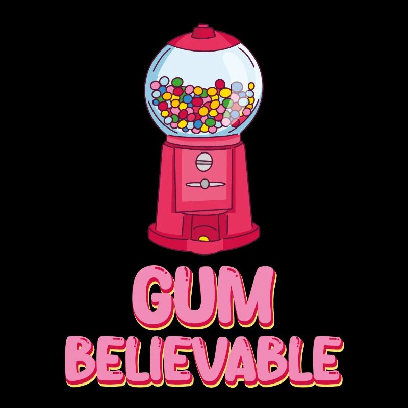 Chewing-gum crédible Chewing-gum Jeu de mots chewing-gums