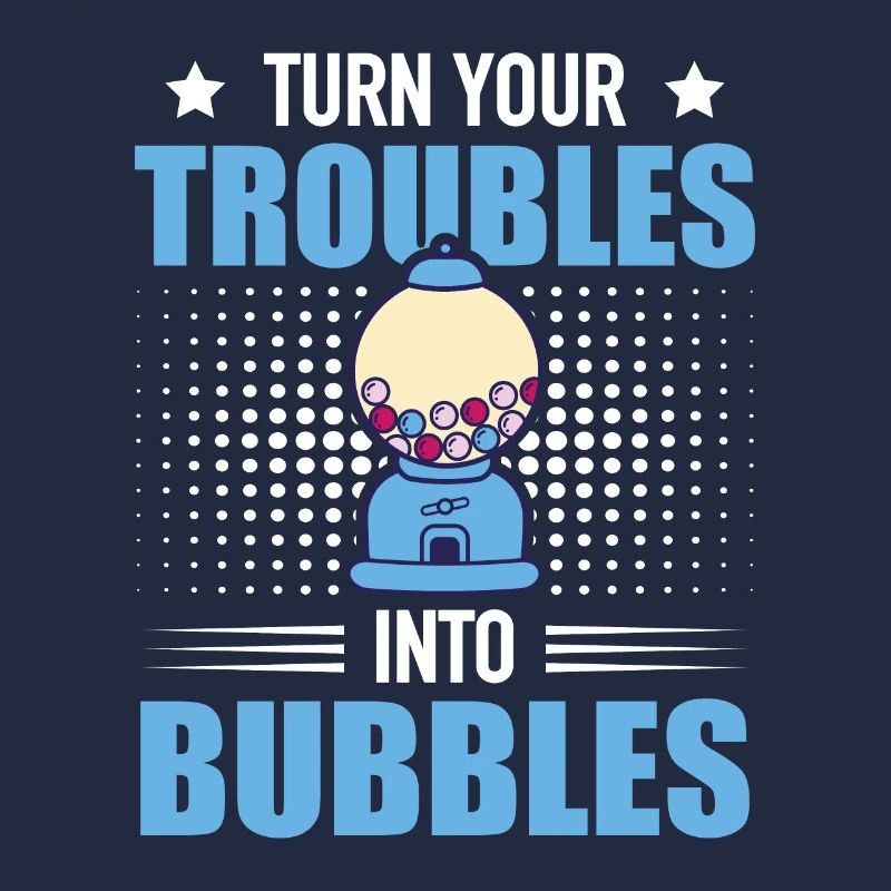 Transformez vos problèmes en bulles - Snack de chewing-gum