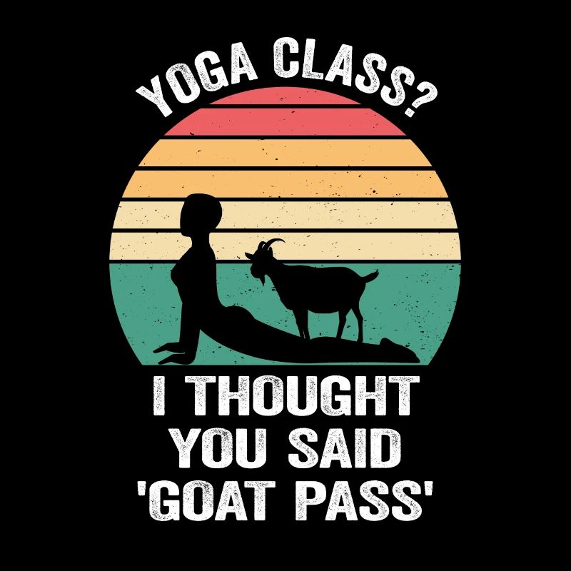 Yogastunde oder Ziegenpass