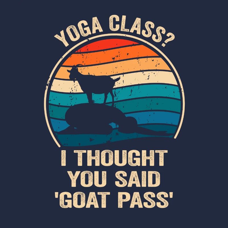 Yogastunde oder Ziegenpass