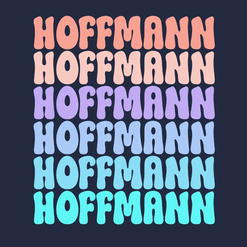 Idée cadeau de nom de famille rétro Hoffmann