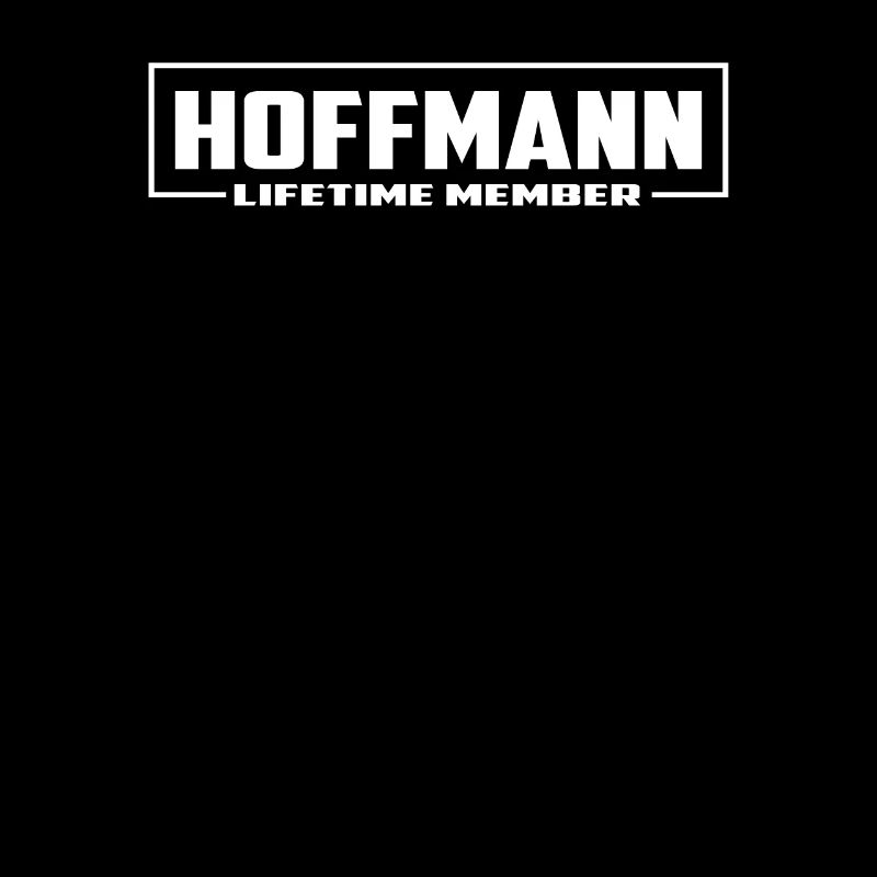 Cadeau de nom de famille de membre à vie Hoffmann