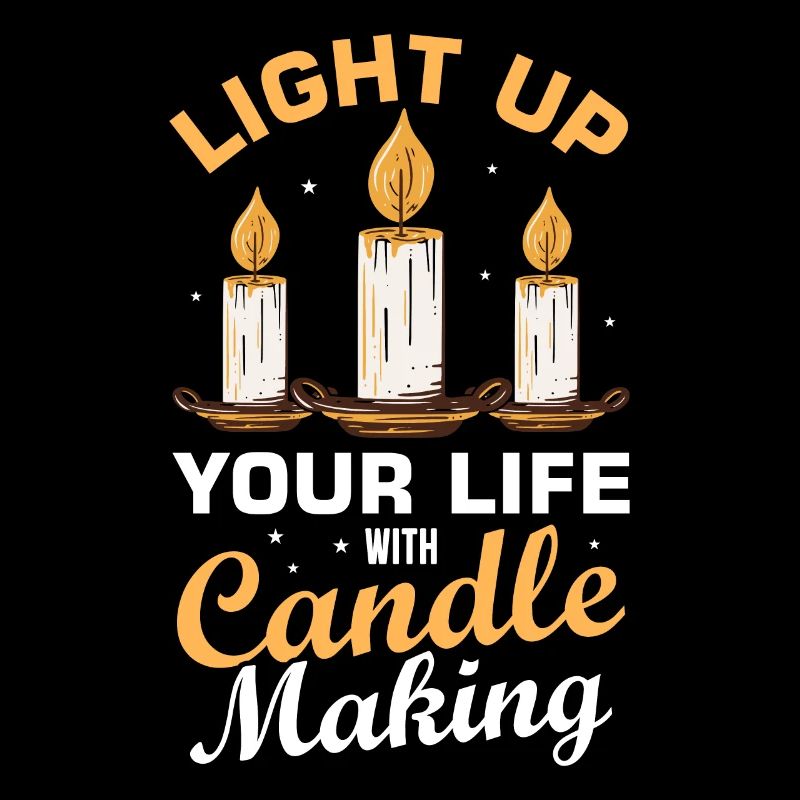 Drôle de fabricant de bougies Candle Maker Saying