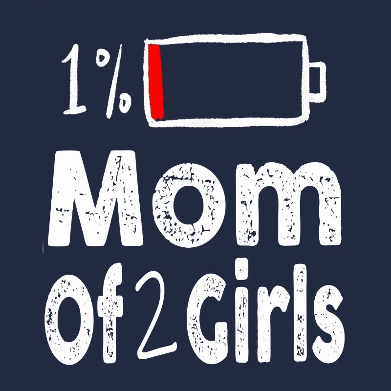 Mutter von 2 Mädchen Lustiger Muttertag