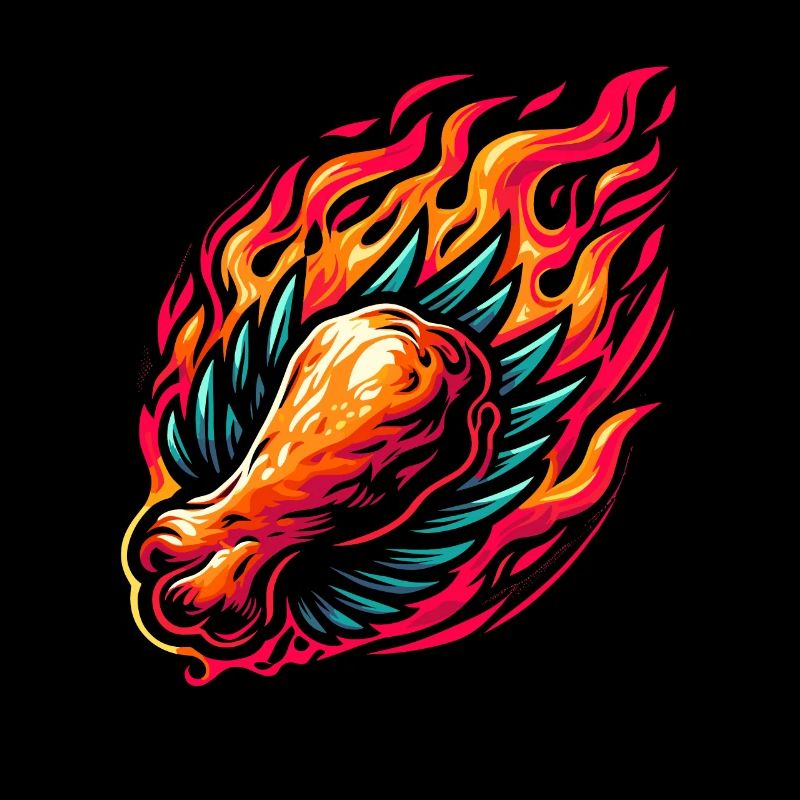 Ailes de poulet chaudes Ailes de poulet épicées Ailes de buffle