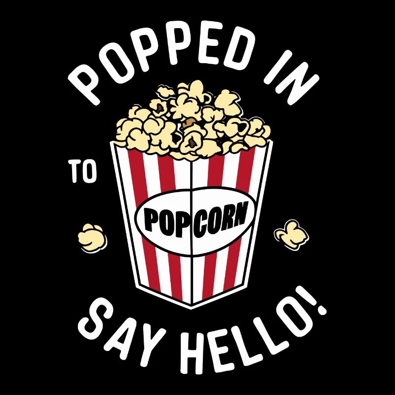 Dicton de pop-corn amusant, pop-corn en rafale
