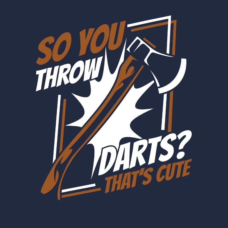So You Throw Darts That's Cute Axe Throwing Game