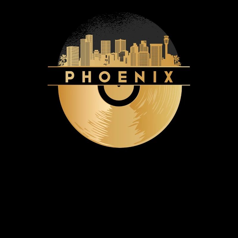 Disque Vinyle Disco Musique Skyline Phoenix