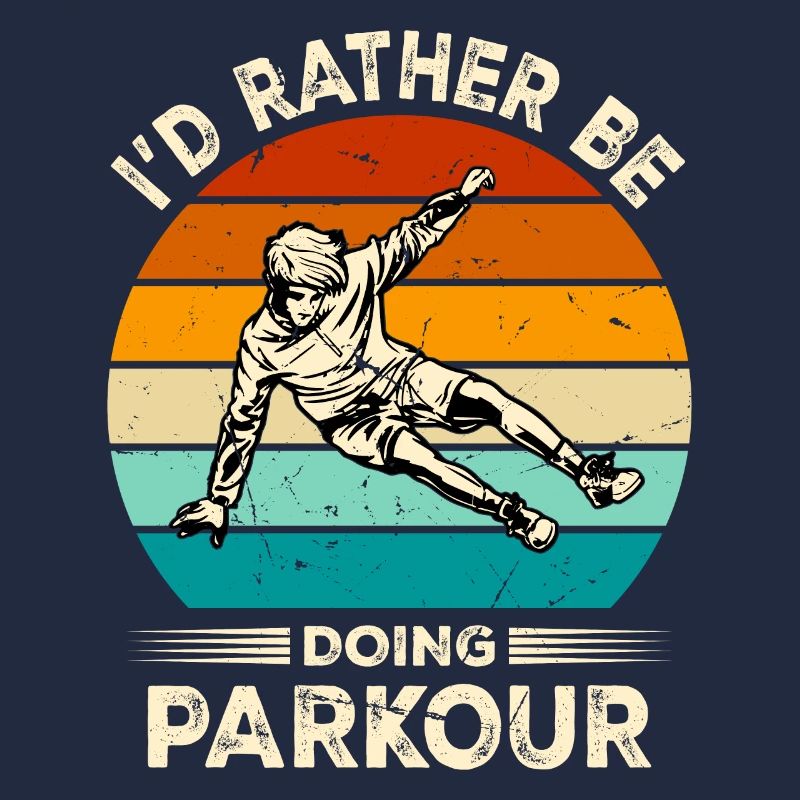 Witziger Parkour Spruch