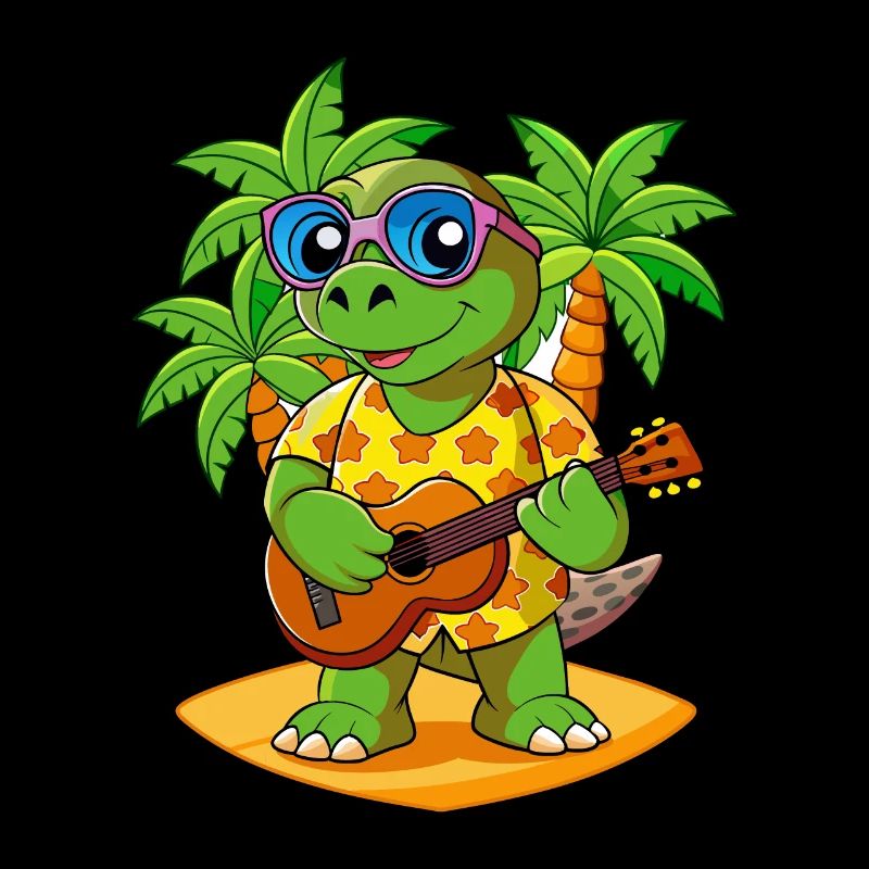 Funny Turtle Cartoon Summer Beach Sunglasses