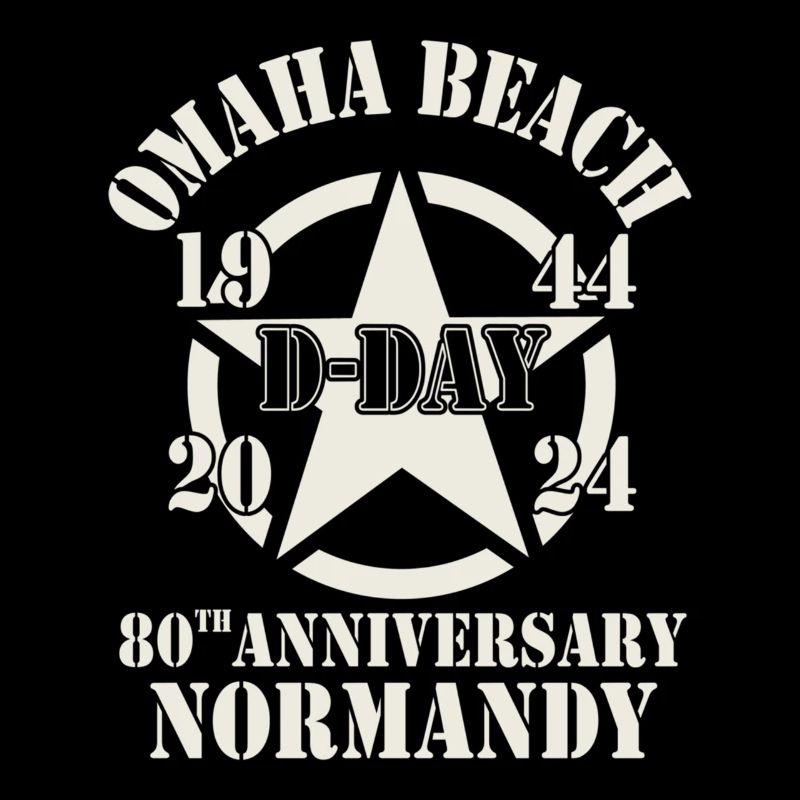Omaha Beach 1944 D-Day 2024 80e anniversaire