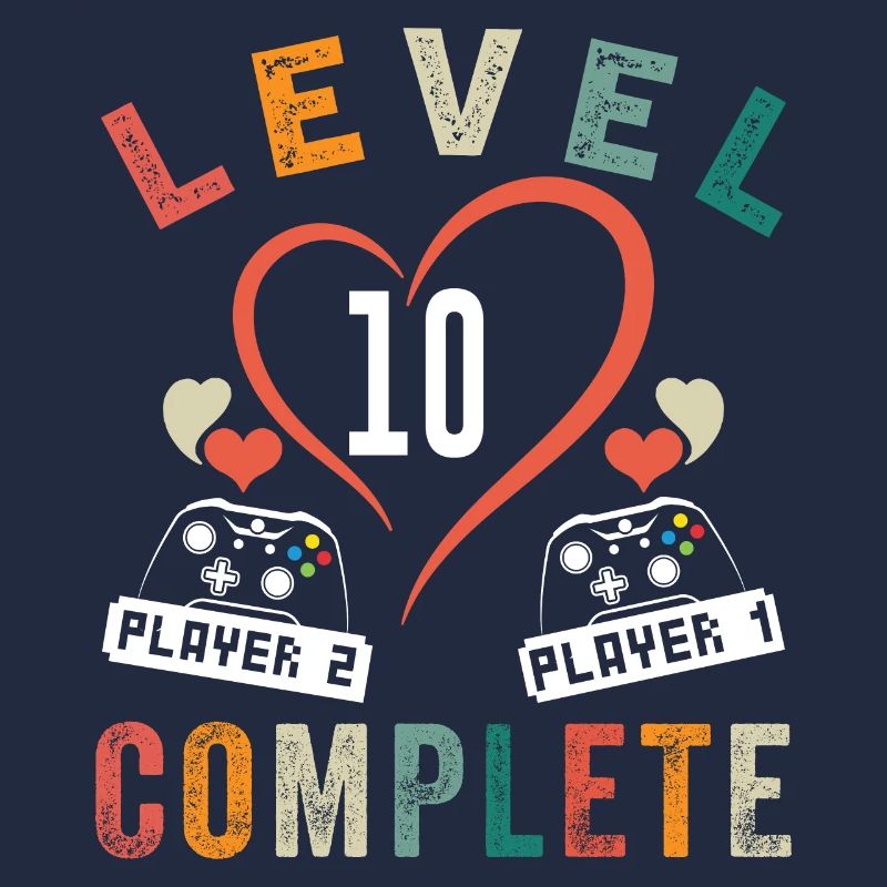 Level 10 Complete 10e Anniversaire 10 ans Mariage
