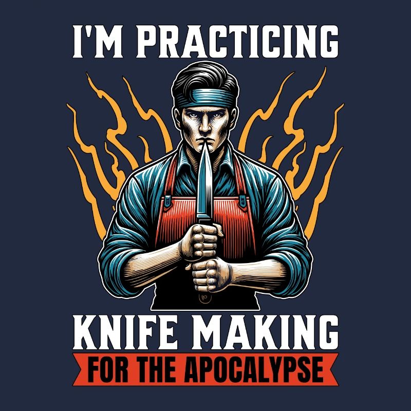 Forgeage de lames Je m’entraîne à la fabrication de couteaux