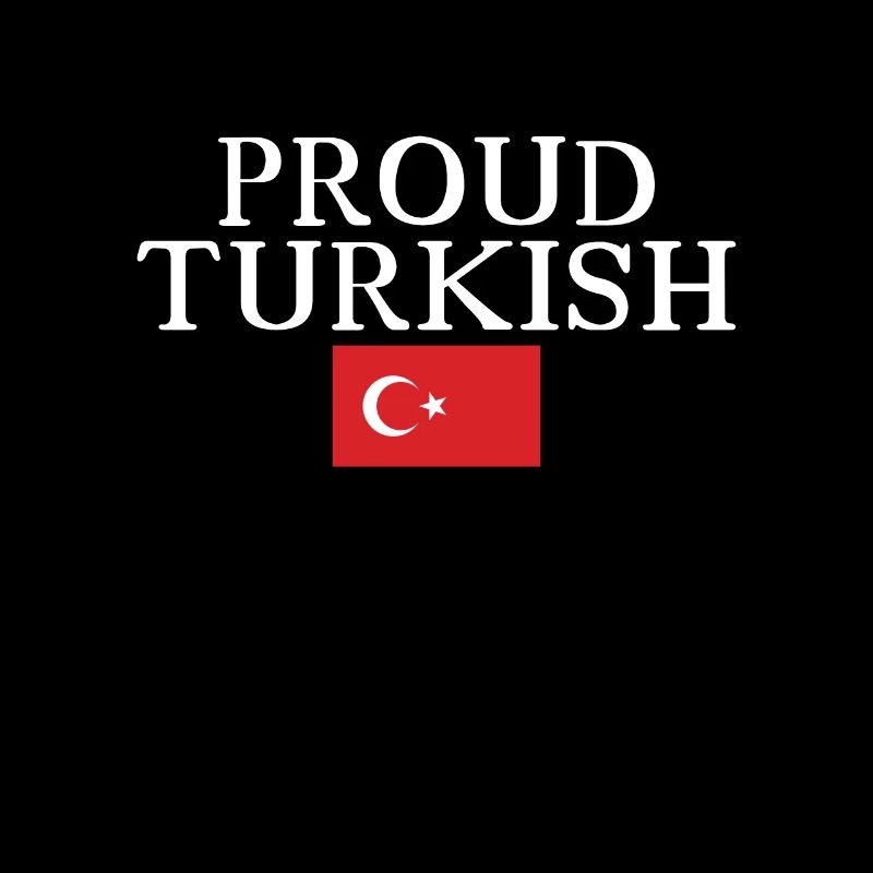 Fier turc Turquie Drapeau turc Turc