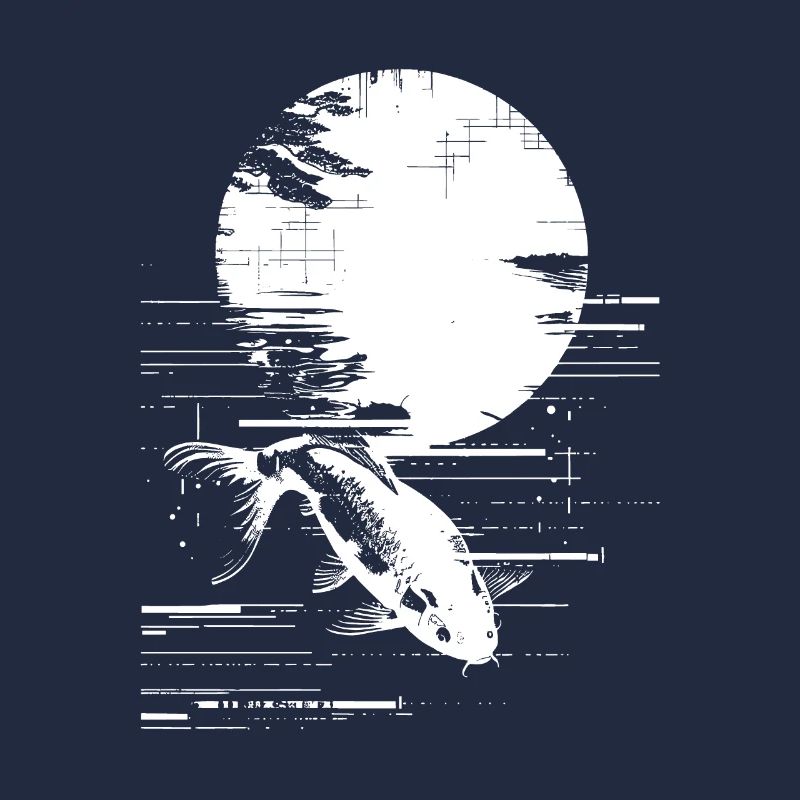 Fischen Zeichnung