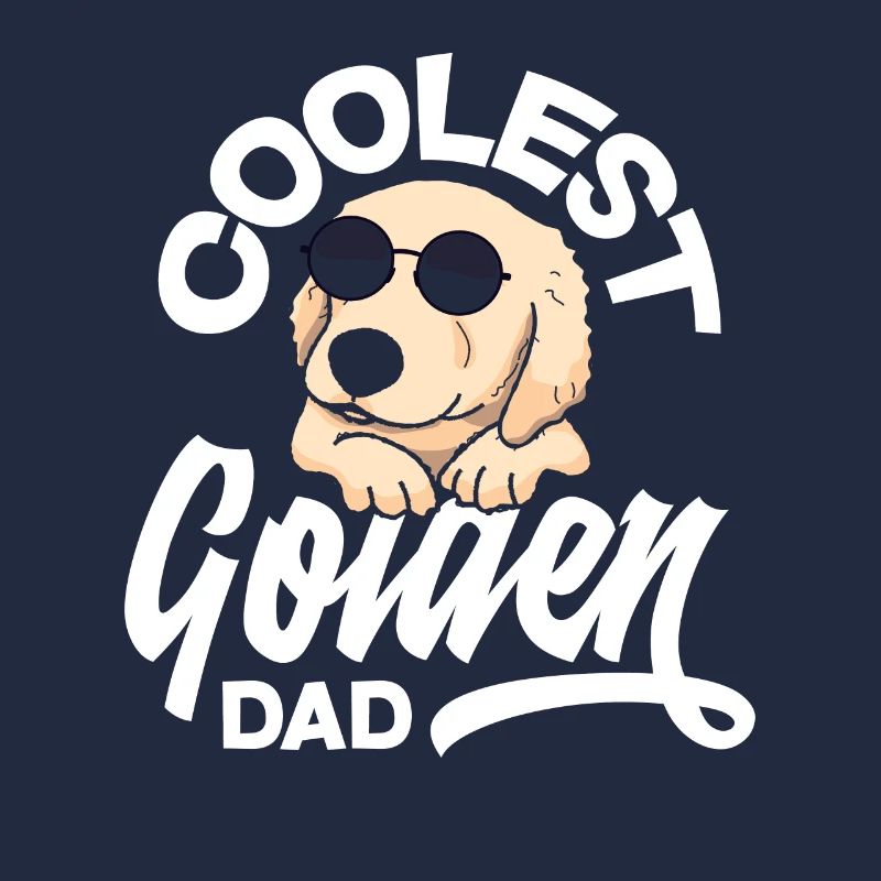 Cool Golden Retriever Dad