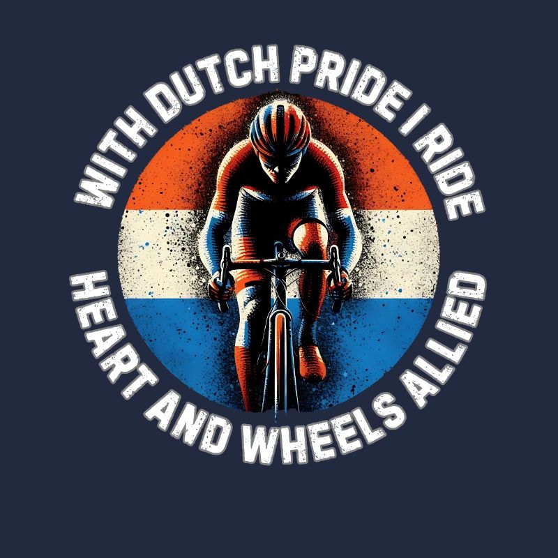 Dutch Pride Cycling avec slogan design maillot de cyclisme