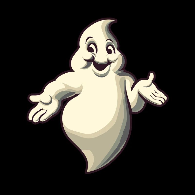 Funny Vintage Ghost Knows Nothing Halloween