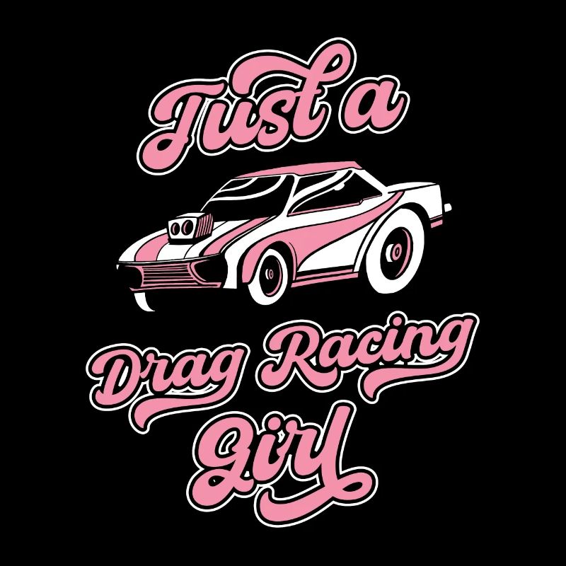 Dragster Drag Race Juste une fille de course de dragsters