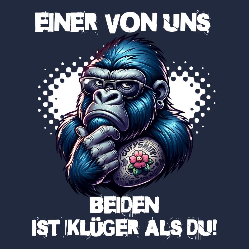 Lustiger Einer von uns beiden ist klüger als du