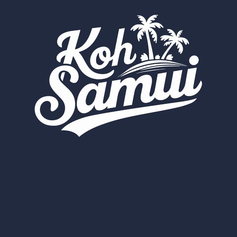 Koh Samui Souvenir Palm Trees Beach Design