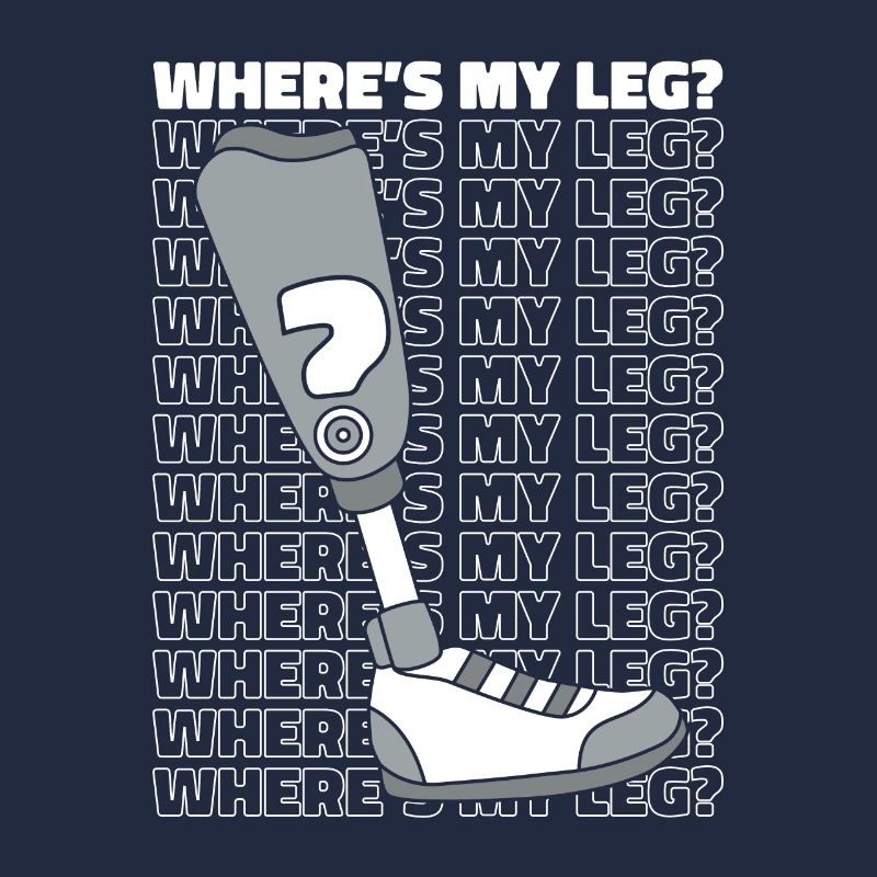 Où est ma prothèse de jambe Prothèse de jambe d’utilisateur