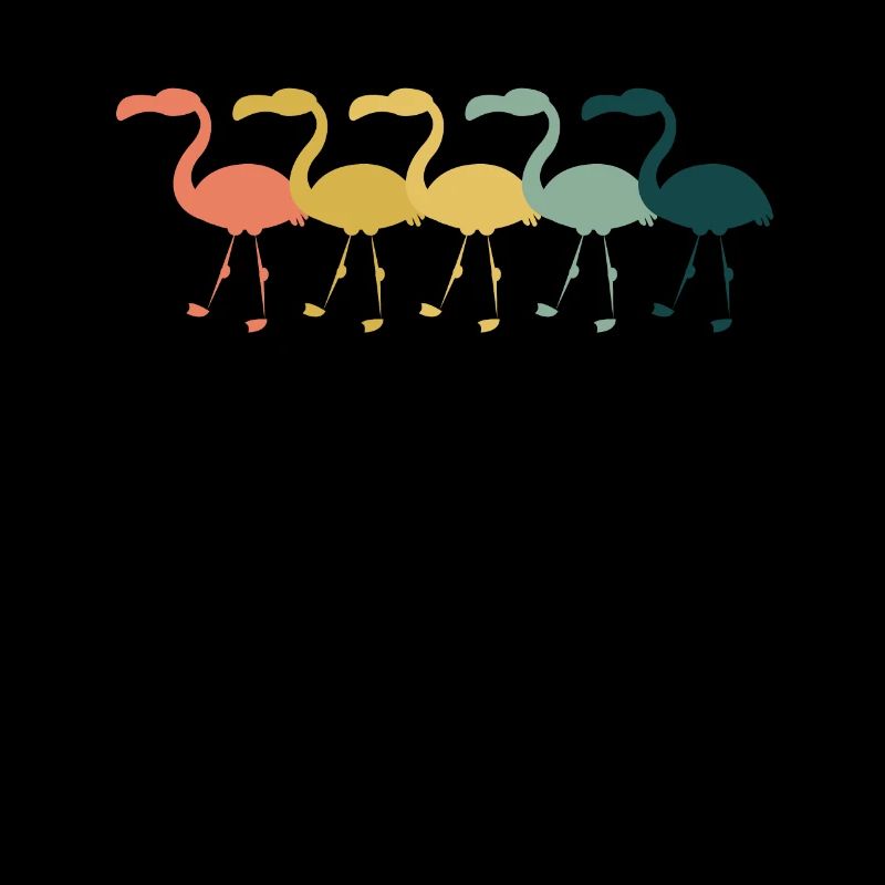 Retro Flamingos