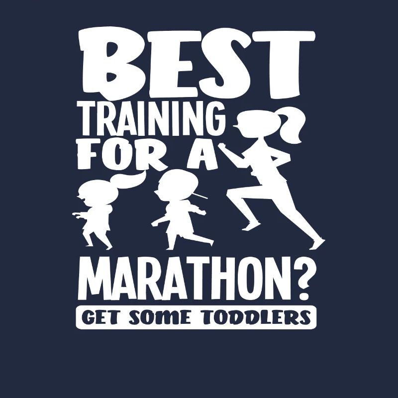 Best training for marathon? Get toddlers