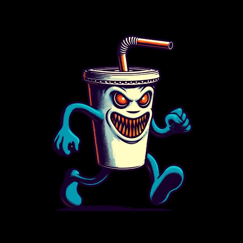 Scary Monster Drinking Cup Drinks