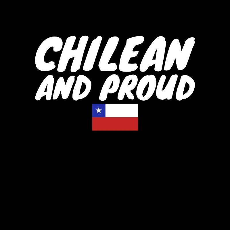 Drapeau chilien et fier du Chili