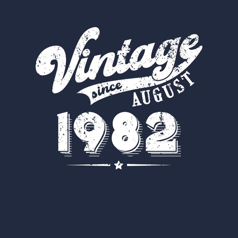 Vintage since August 1982 Geburtstag Geschenk
