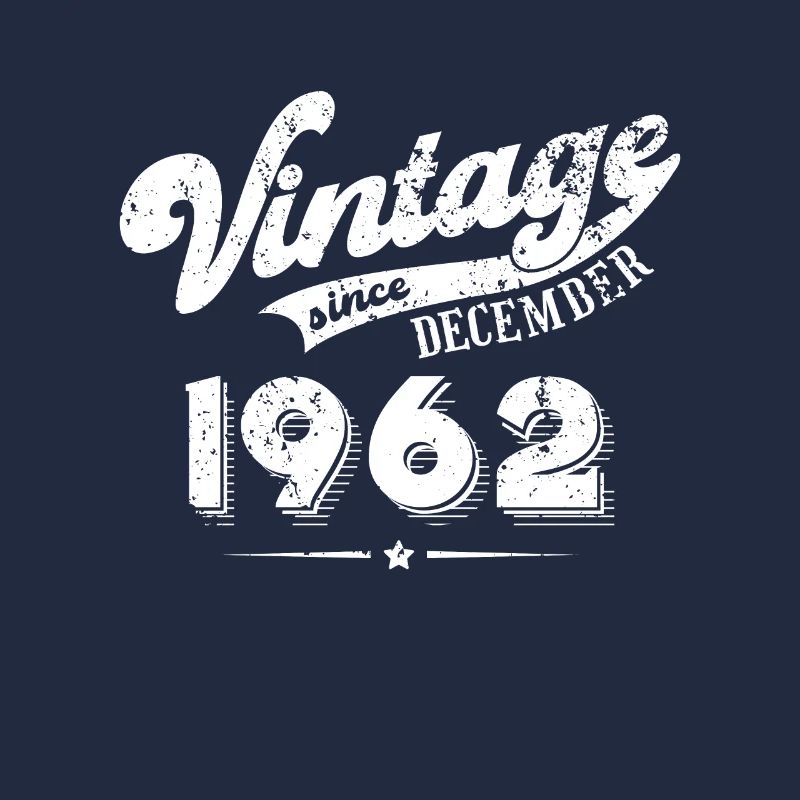 Vintage since December 1962 Birthday Gift