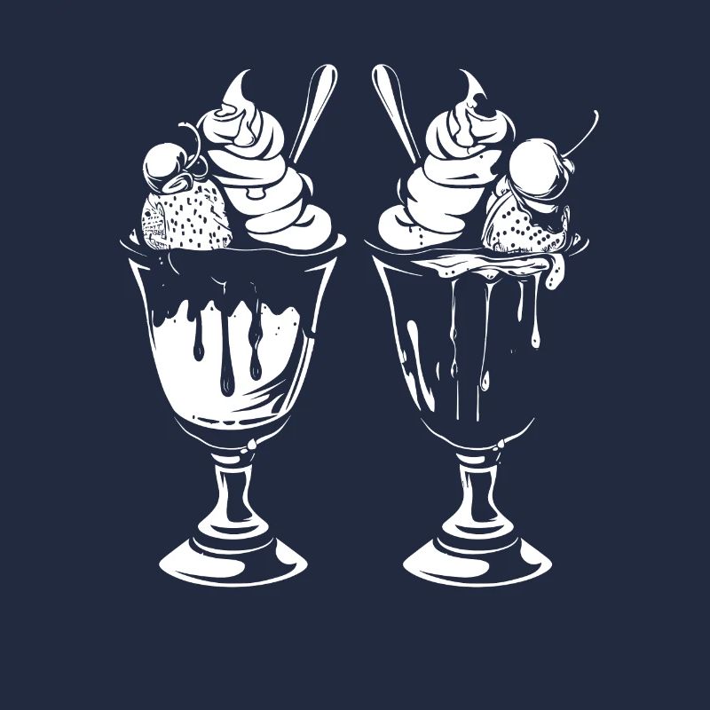 Eisbecher Grafik