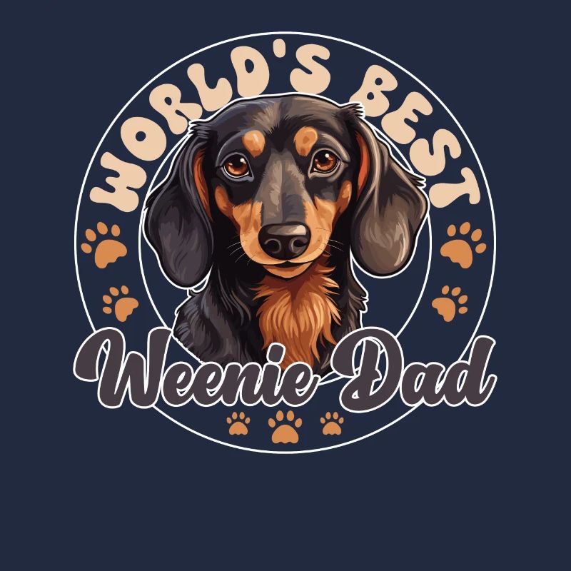 Dackel Dog Weenie Dad