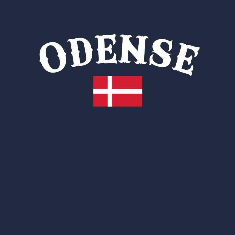 Odense Denmark Danish Flag Proud Dane