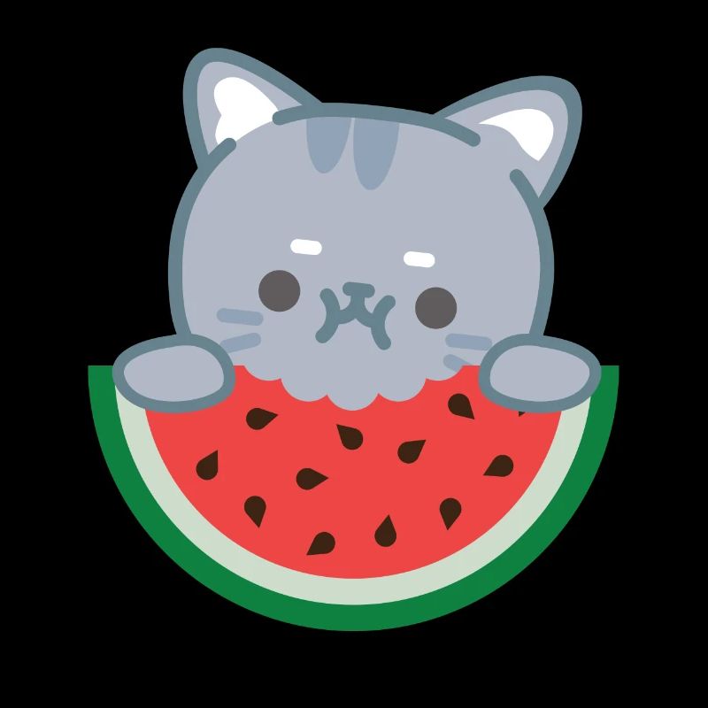 Melon pastèque Fruit d’été Cadeau végétalien