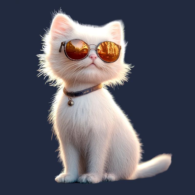 Chat Angora Blanc Chat Angora Chats Angora Mignons