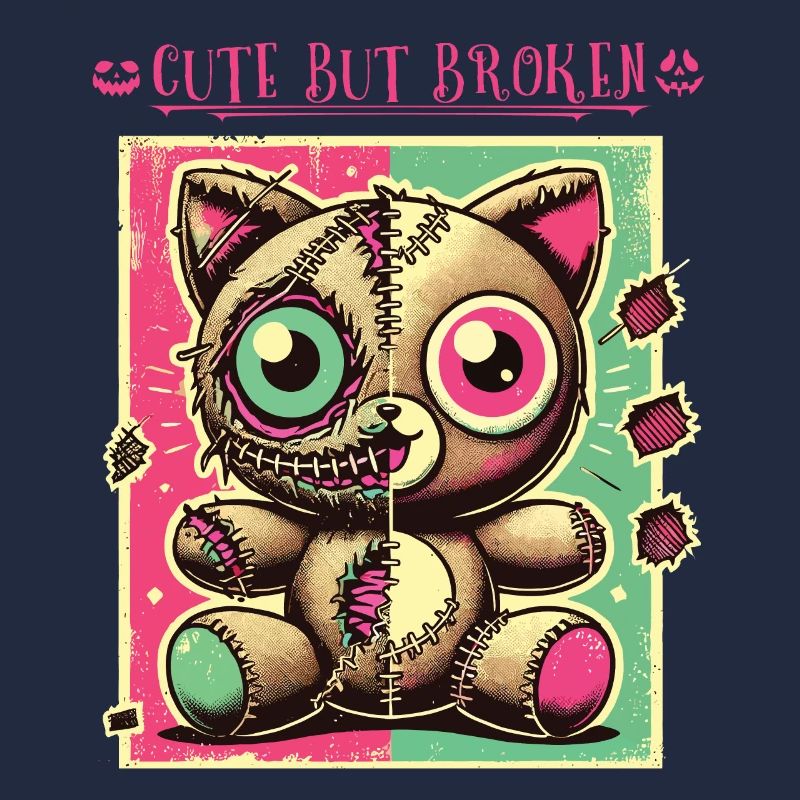 Mental Psychopath Cute But Broken Design