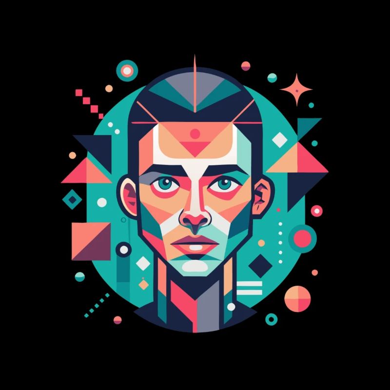 Geometric Face Portrait