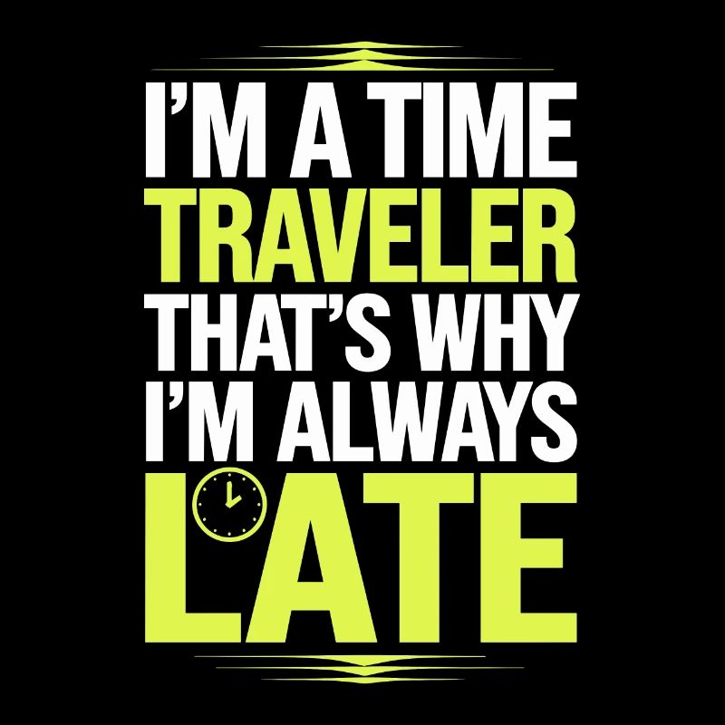 Time travel sci-fi enthusiast and time machine